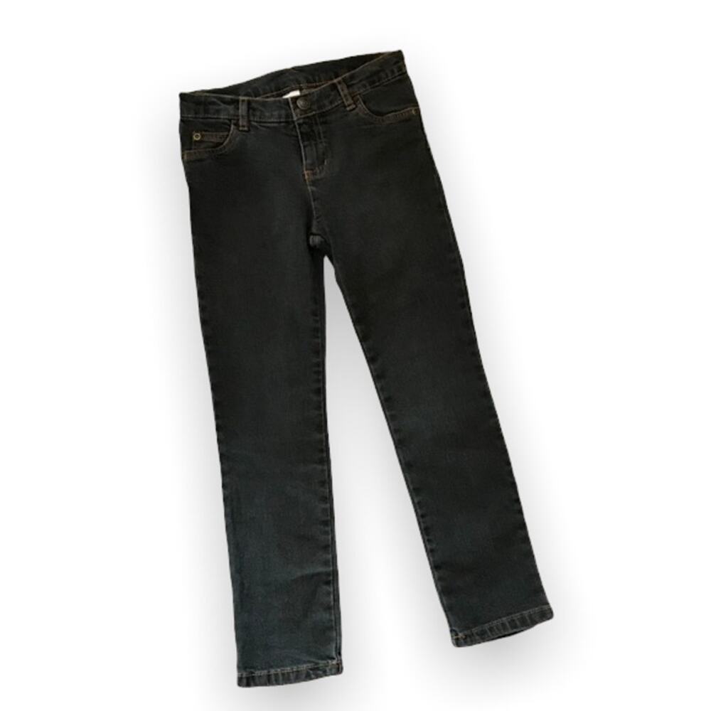 Carter's Girls Jeans Size 6X Black Skinny Denim Stretchy Adjustable‎ Waist NEW